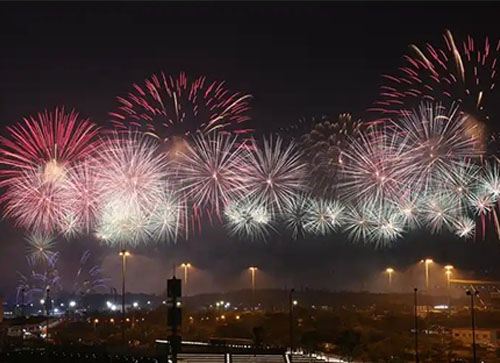 施甸县焰火晚会